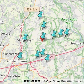 Mappa Via Europa, 20882 Bellusco MB, Italia (3.53727)