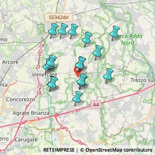 Mappa Via Europa, 20882 Bellusco MB, Italia (3.11824)