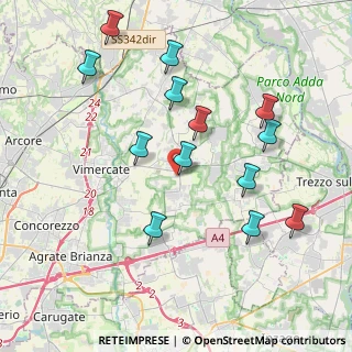 Mappa Via Europa, 20882 Bellusco MB, Italia (4.07615)