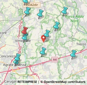 Mappa Via Europa, 20882 Bellusco MB, Italia (4.565)