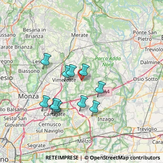 Mappa Via Europa, 20882 Bellusco MB, Italia (6.56545)