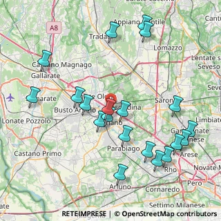 Mappa Via Beethoven, 20025 Legnano MI, Italia (8.9175)
