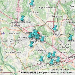 Mappa Via Beethoven, 20025 Legnano MI, Italia (7.81941)