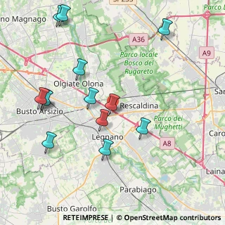 Mappa Via Beethoven, 20025 Legnano MI, Italia (4.52308)
