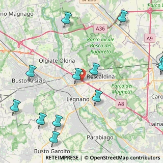 Mappa Via Beethoven, 20025 Legnano MI, Italia (6.39533)