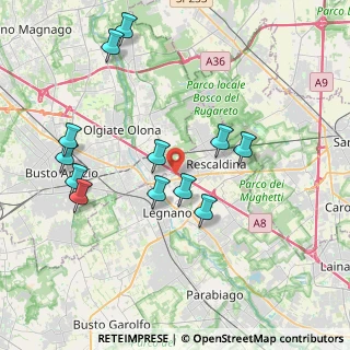Mappa Via Beethoven, 20025 Legnano MI, Italia (3.97167)