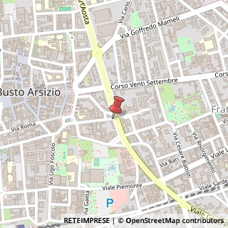 Mappa Viale Luigi Cadorna, 8, 21052 Busto Arsizio, Varese (Lombardia)