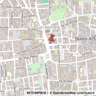 Mappa Corso Europa, 14, 21052 Busto Arsizio, Varese (Lombardia)