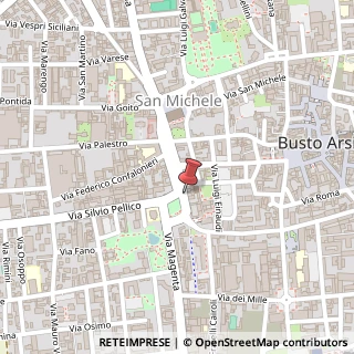 Mappa Via Mazzini Giuseppe, 48, 21052 Busto Arsizio, Varese (Lombardia)