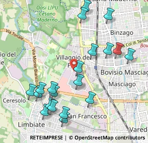 Mappa Via Luciano Manara, 20812 Limbiate MB, Italia (1.13)