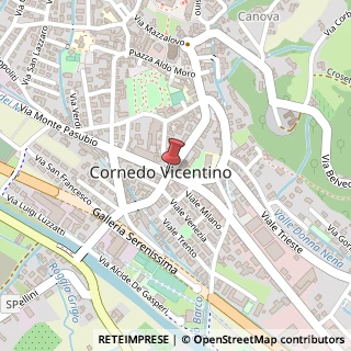 Mappa Via Monte Pasubio,  19, 36073 Cornedo Vicentino, Vicenza (Veneto)