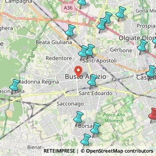 Mappa Via Giuseppe Lualdi, 21052 Busto Arsizio VA, Italia (3.369)