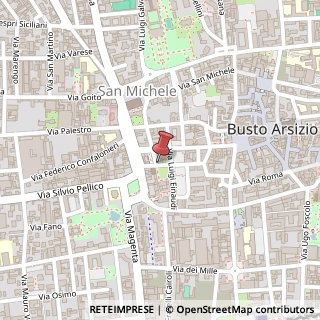 Mappa Via Giuseppe Lualdi, 16, 21052 Busto Arsizio, Varese (Lombardia)