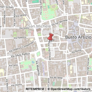 Mappa Piazza venzaghi achille 2, 21052 Busto Arsizio, Varese (Lombardia)