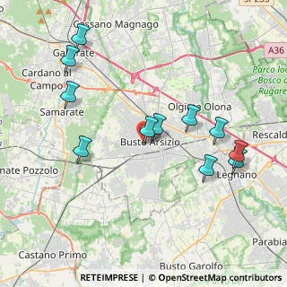 Mappa Via Giuseppe Lualdi, 21052 Busto Arsizio VA, Italia (4.09818)