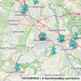 Mappa Via Giuseppe Lualdi, 21052 Busto Arsizio VA, Italia (5.2425)