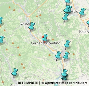 Mappa Via Dante Alighieri, 36073 Cornedo vicentino VI, Italia (6.373)