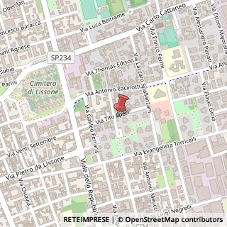 Mappa Via N. Copernico, 21, 20851 Lissone, Monza e Brianza (Lombardia)