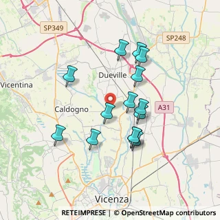 Mappa Piazza S. Pio X, 36031 Dueville VI, Italia (3.19214)