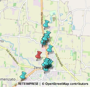 Mappa Via Treviso, 31059 Zero Branco TV, Italia (0.96)