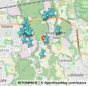 Mappa Via Sant'Anna, 20033 Solaro MI, Italia (0.852)