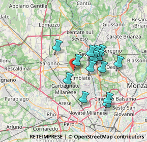 Mappa Via Sant'Anna, 20033 Solaro MI, Italia (5.68143)