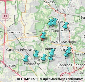 Mappa Via Sant'Anna, 20033 Solaro MI, Italia (3.75364)