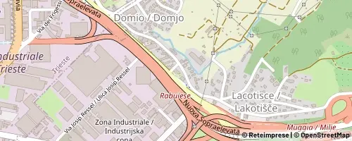 Mappa San Dorligo della Valle