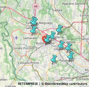 Mappa Via Burigozzi, 21052 Busto Arsizio VA, Italia (5.53818)