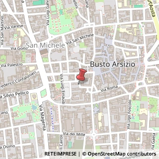 Mappa Via Burigozzi, 2, 21052 Busto Arsizio, Varese (Lombardia)