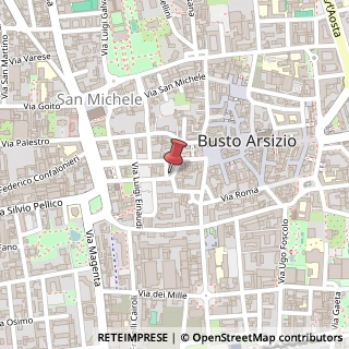 Mappa Via Carlo Porta, 5/A, 21052 Busto Arsizio, Varese (Lombardia)