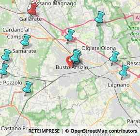 Mappa Via Burigozzi, 21052 Busto Arsizio VA, Italia (4.65462)