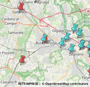 Mappa Via Burigozzi, 21052 Busto Arsizio VA, Italia (5.92438)