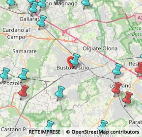 Mappa Via Burigozzi, 21052 Busto Arsizio VA, Italia (6.532)