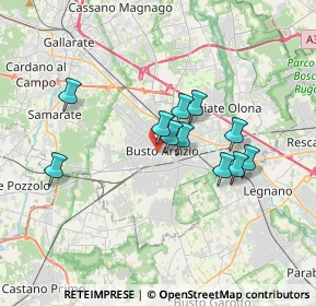 Mappa Via Burigozzi, 21052 Busto Arsizio VA, Italia (2.81727)
