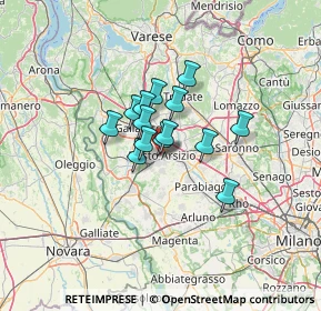 Mappa Via Burigozzi, 21052 Busto Arsizio VA, Italia (7.745)