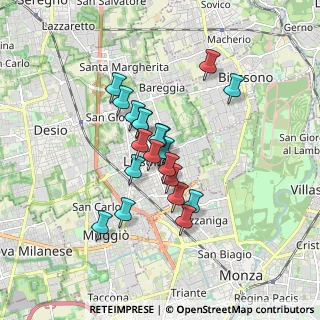 Mappa Piazzale Rimembranze, 20851 Lissone MB, Italia (1.2855)