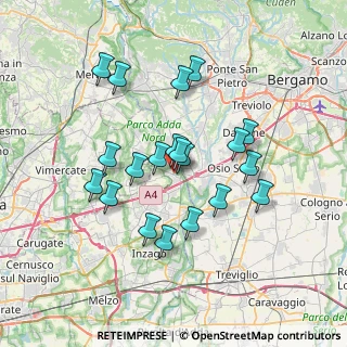 Mappa Via Agostino Novella, 20056 Trezzo sull'Adda MI, Italia (6.291)