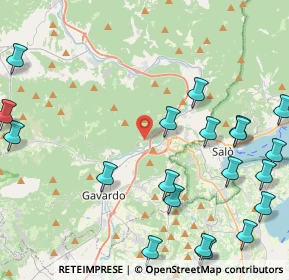 Mappa Via Bondone, 25089 Villanuova sul Clisi BS, Italia (5.713)