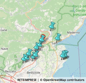 Mappa Via Bondone, 25089 Villanuova sul Clisi BS, Italia (7.07231)