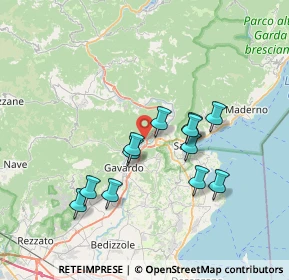 Mappa Via Bondone, 25089 Villanuova sul Clisi BS, Italia (6.37)