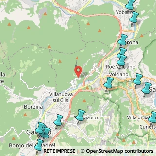 Mappa Via Bondone, 25089 Villanuova sul Clisi BS, Italia (3.7475)