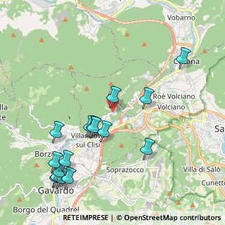 Mappa Via Bondone, 25089 Villanuova sul Clisi BS, Italia (2.39875)