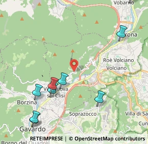 Mappa Via Bondone, 25089 Villanuova sul Clisi BS, Italia (2.96273)