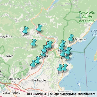 Mappa Via Bondone, 25089 Villanuova sul Clisi BS, Italia (6.22222)