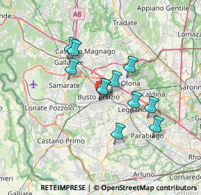 Mappa Via Cesare Correnti, 21052 Busto Arsizio VA, Italia (5.37727)