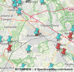 Mappa Via Cesare Correnti, 21052 Busto Arsizio VA, Italia (6.5855)