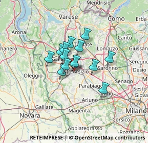 Mappa Via Cesare Correnti, 21052 Busto Arsizio VA, Italia (7.89357)