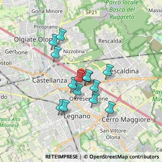 Mappa Via Ludwig Van Beethoven, 20025 Legnano MI, Italia (1.40286)