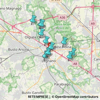 Mappa Via Ludwig Van Beethoven, 20025 Legnano MI, Italia (2.685)